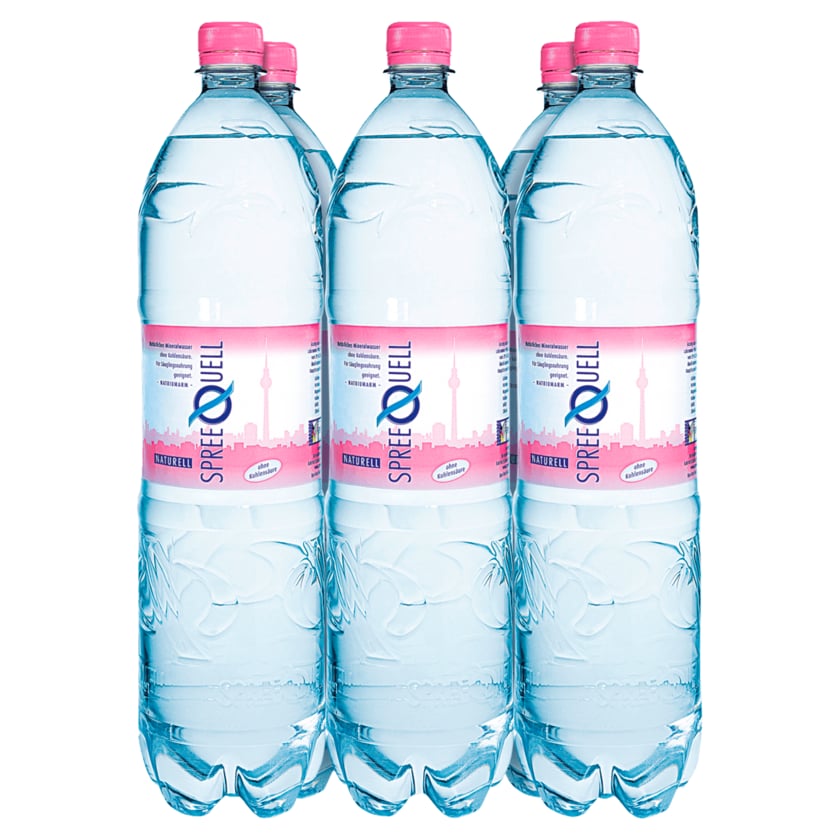 Spreequell Mineralwasser Naturell 6x1,5l
